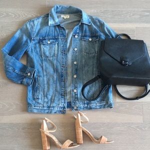 Madewell Oversized Jean Jacket In 